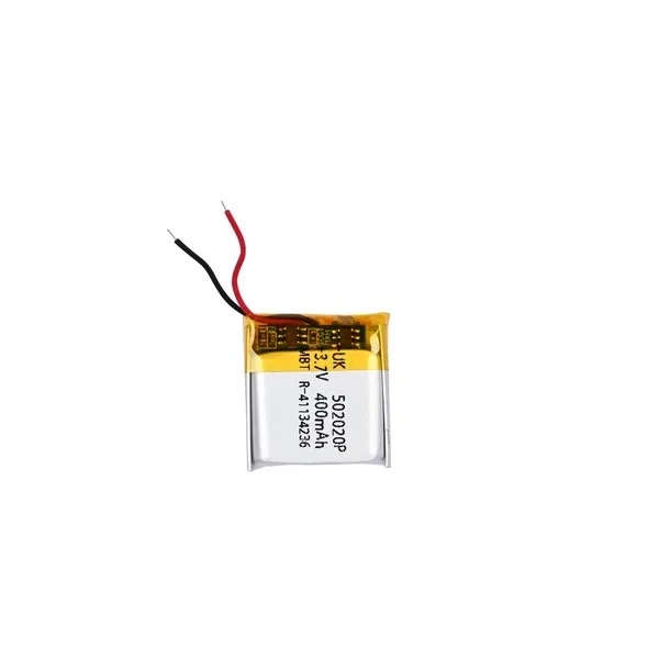 502020P 3.7V 400 mAh Lipo Battery