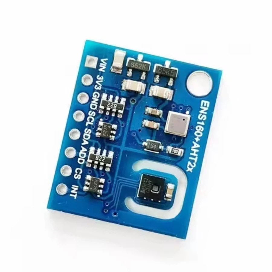 ENS160 AHT21 Carbon Dioxide (eCO2) TVOC Air Quality Temperature & Humidity Sensor Module for Arduino ESP32 Raspberry Pi