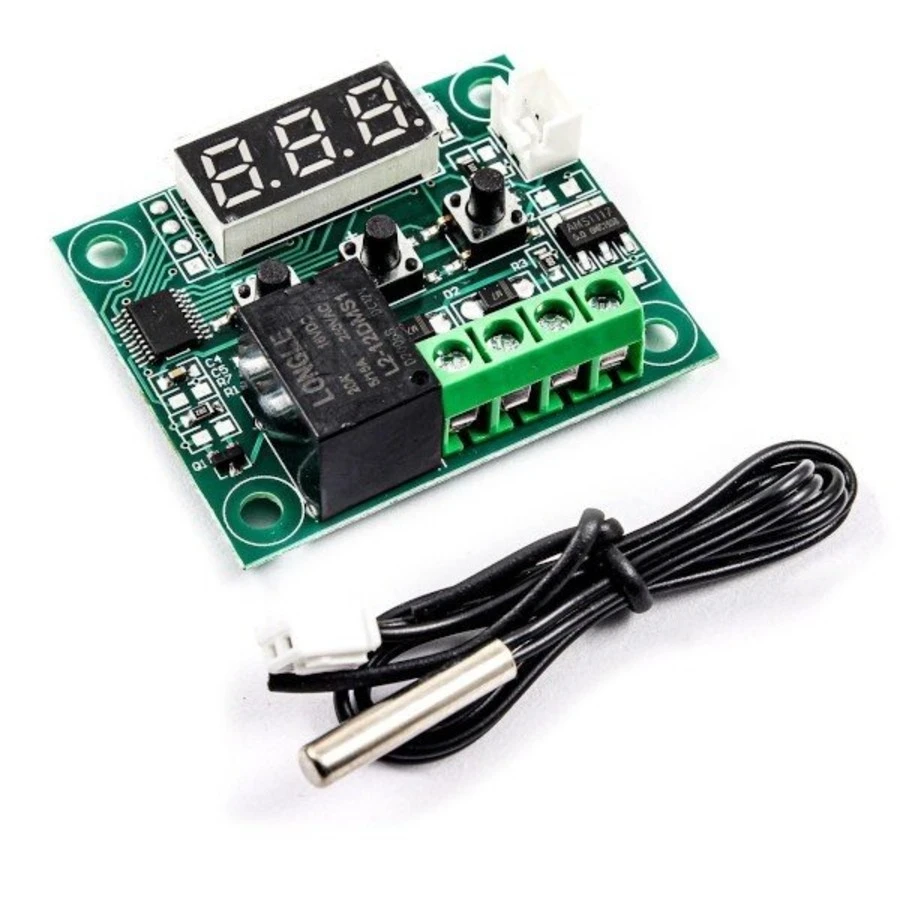 W1209 Digital Temperature Control Switch Module (12V Thermostat Relay)