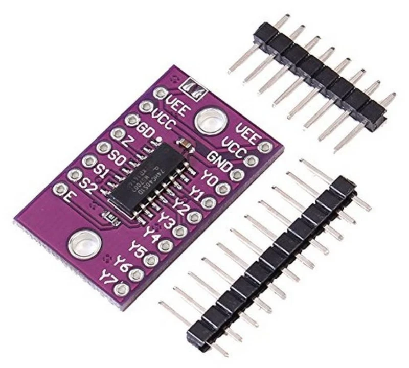 74HC4051 8 Channel Analog Multiplexer & Demultiplexer Breakout Board